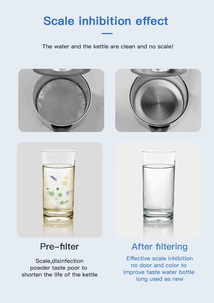 Smart UV-Wasserhahnfilter mit LED-Anzeige – 8-Stufen-Filtration, stromfrei